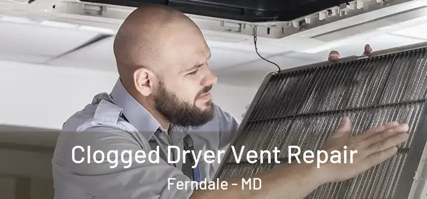  Clogged Dryer Vent Repair Ferndale - MD