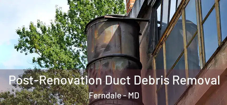  Post-Renovation Duct Debris Removal Ferndale - MD